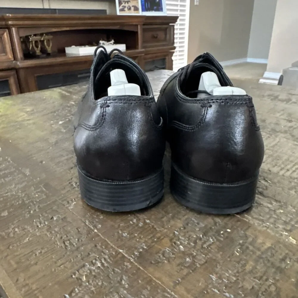 Cole Haan Grand.OS C23770 Black Leather Cap Toe Oxford Men’s Size 8.5 M